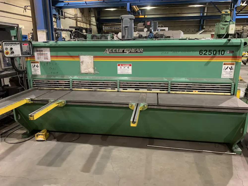 ACCURSHEAR 10FT PLATE SHEAR